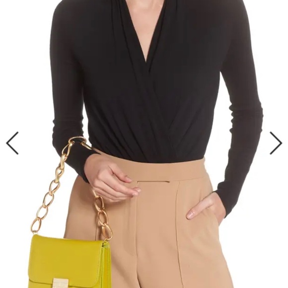 NWT Frame Le Signature Mini Leather Crossbody/Shoulder Bag - Chartreuse - Picture 4 of 6